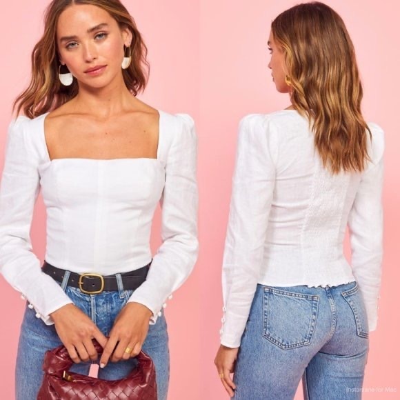 NWT Reformation Fillmore Top - Picture 1 of 7